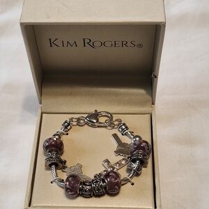 KIM ROGERS Bracelet. New in box.  8" long.